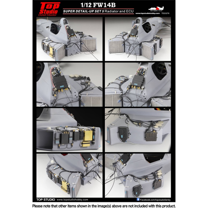 1/12 FW14B Super Detail-up Set 5 - Radiator and ECU