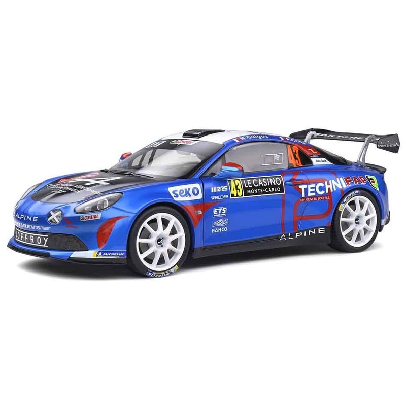 1/18 Alpine A110 Rally Monte Carlo 2021 # 43 (Blue)