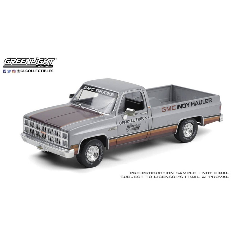 1/18 GreenLight 1981 GMC Sierra Classic 1500 65th Annual Indianapolis 500 Mile Race Official Truck
