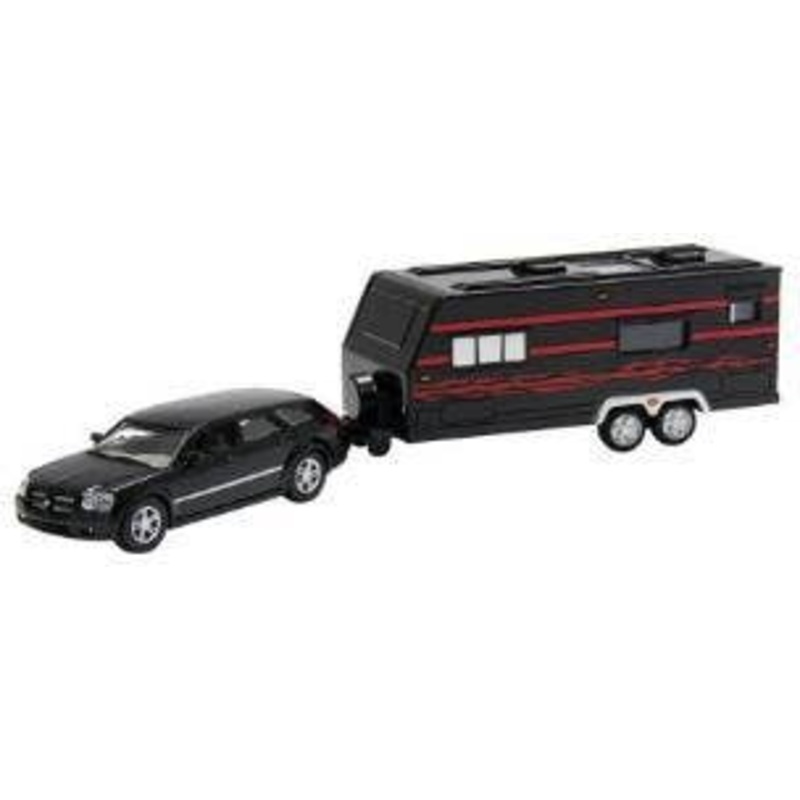 1/24 2005 Dodge House Trailer Black-Black