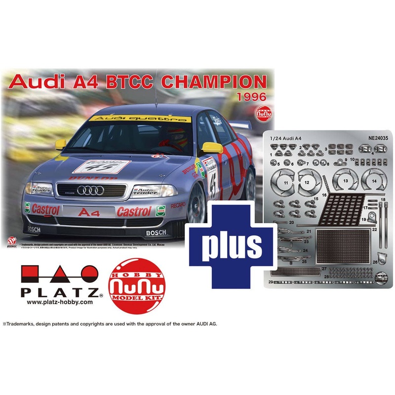 1/24 Audi A4 Quattro 1996 BTCC Champion Detail Up Parts Included