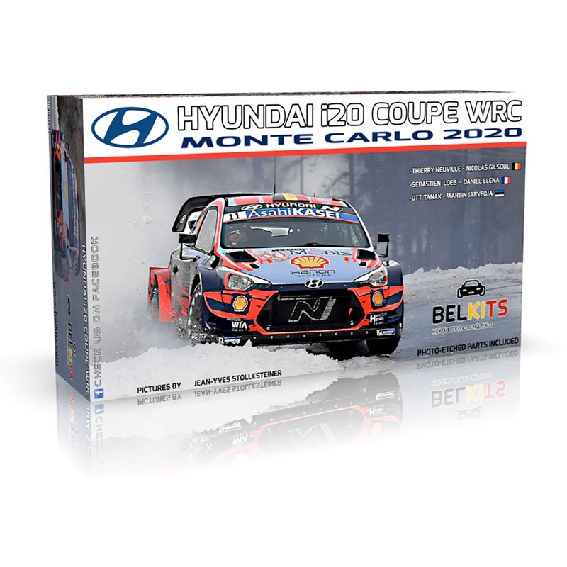 1/24 Hyundai i20 Coupe WRC 2020 Monte Carlo Rally Winner