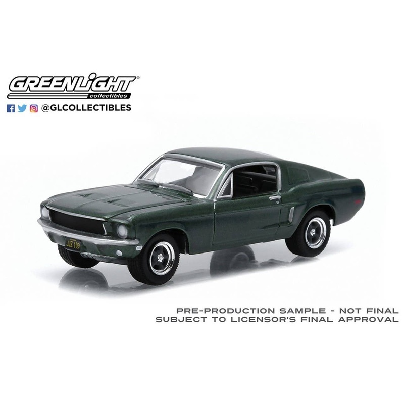 1/64 GreenLight 1968 Ford Mustang GT Fastback - Highland Green