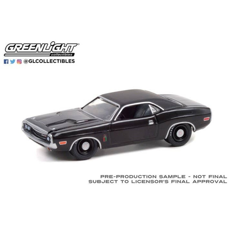 1/64 GreenLight 1970 Dodge Challenger R/T 426 HEMI - The Black Ghost