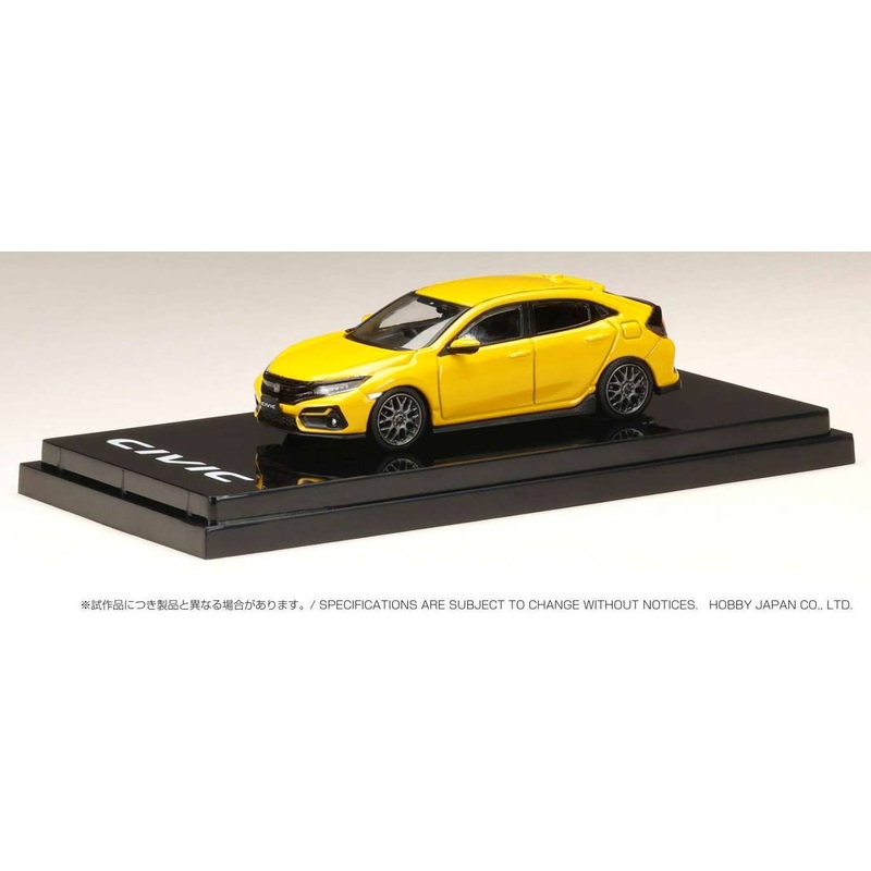 1/64 Honda Civic Hatchback (FK7) 2020 Custom Version Yellow (Custom Color)