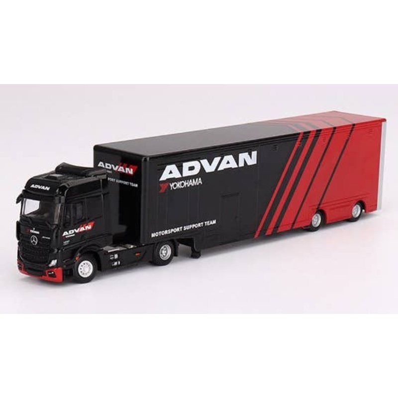 1/64 Mercedes-Benz Actors w/ Racing Transporter ADVAN (Right Handle)