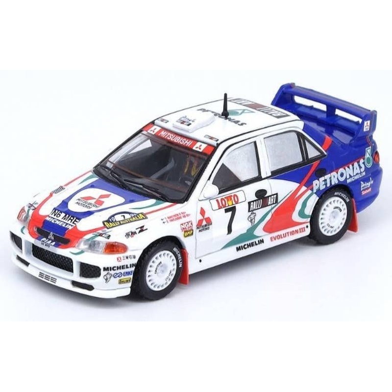 1/64 Mitsubishi Lancer Evolution III #7 Australia Rally 1996