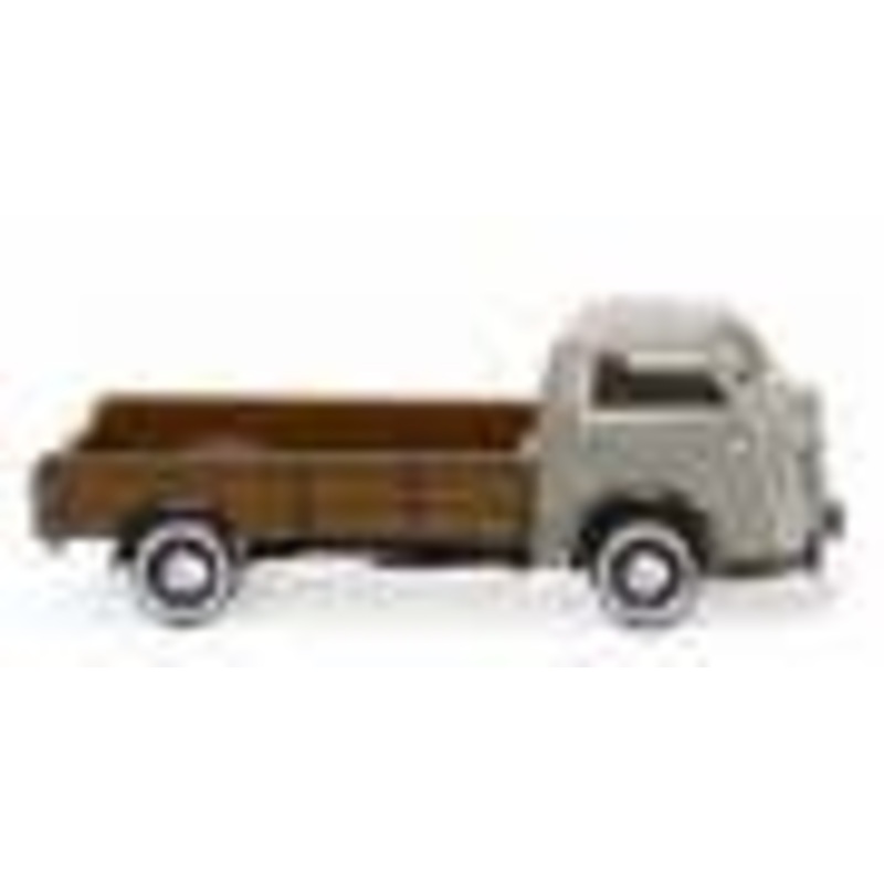1/87 Tempo Matador Low Side Flat Bed Concrete Gray / Fawn Brown
