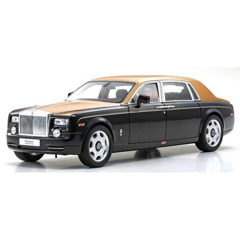 1/18 Rolls-Royce Phantom EWB (Diamond Black & Gold)