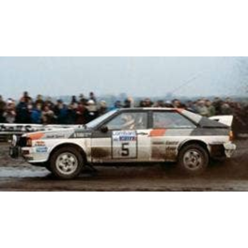 1/24 Audi Quattro A1 1982 RAC Rally # 5 M.Mouton / F.Pons