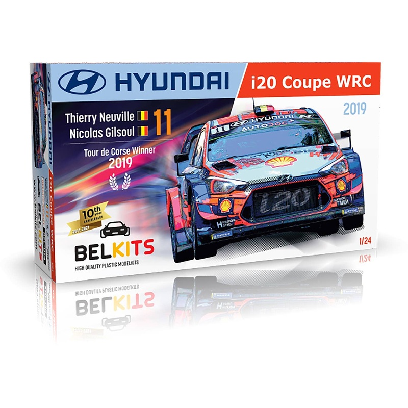 1/24 Hyundai i20 Coupe WRC 2019 Tour de Corse Winner