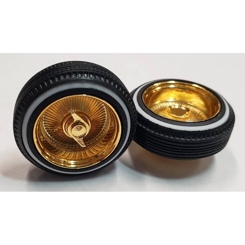 1/24 McC Rim Gold Plated Specification Set of 4 with Tires