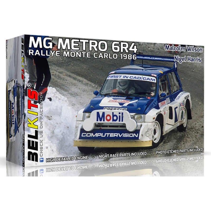 1/24 MG Metro 6R4 1986 Monte Carlo Rally