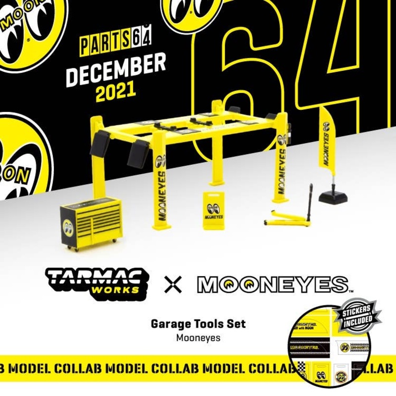 1/64 Garage Tools Set Mooneyes