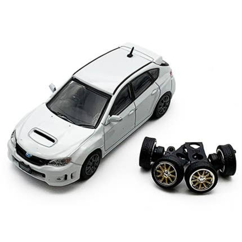 1/64 Subaru 2009 Impreza WRX White RHD 64B0110