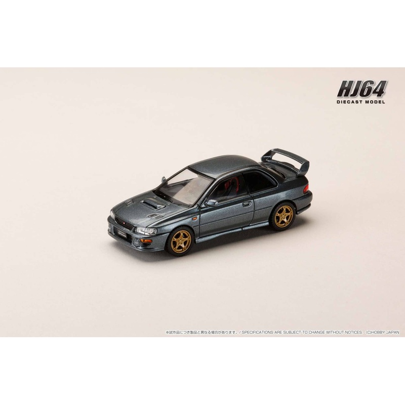 1/64 Subaru Impreza Pure Sports Coupe Wrx Type R Sti Version (Gc8) V Wr Type Front Bumper Cool Gray Metallic