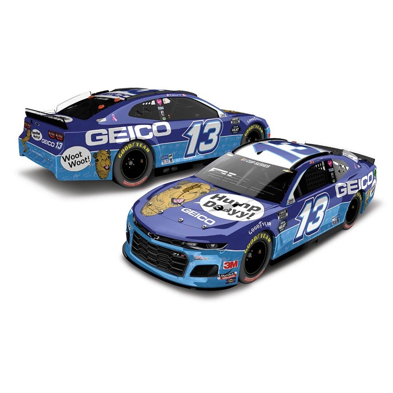 1/64 Ty Dillon # 13 Geico Hump Day Chevrolet Camaro Nascar 2020