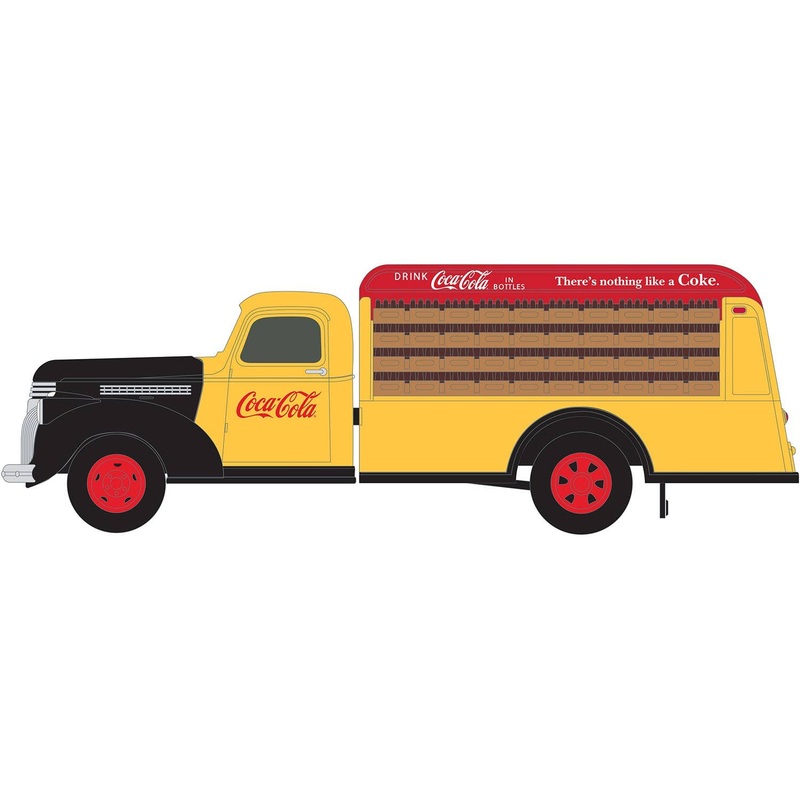 1/87 (HO Scale) 1941-46 Chevrolet Beverage Bottle Delivery Truck Coca-Cola