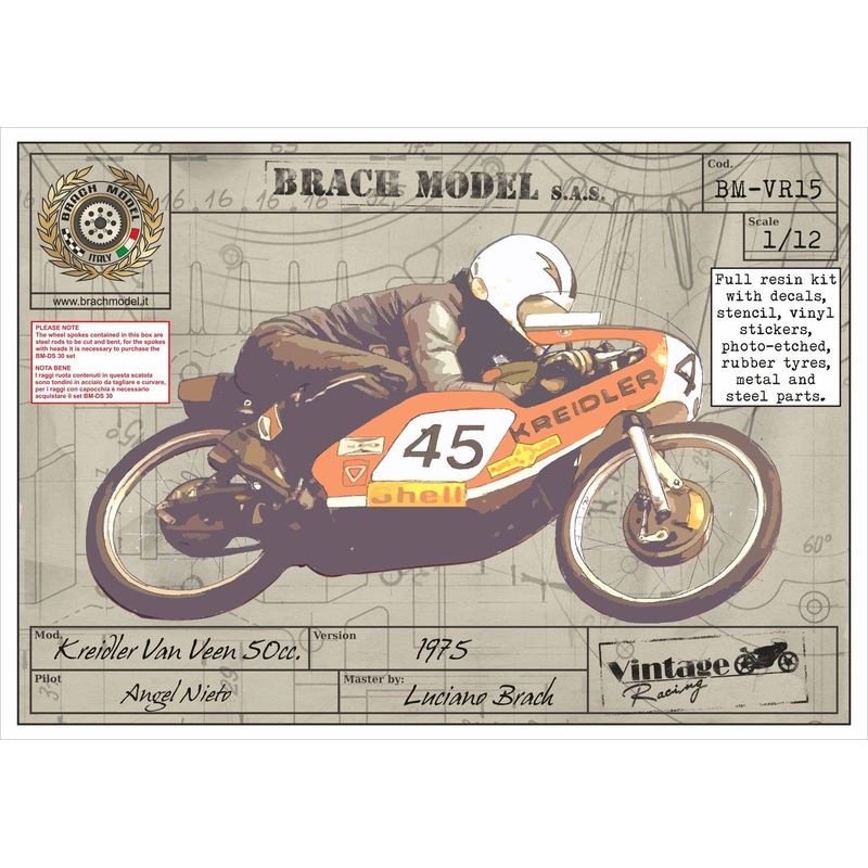 1/12 Kreidler 50cc Angel Nieto