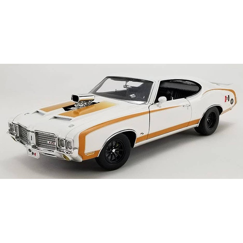 1/18 ACME 1972 Oldsmobile 442 - Hurst - Drag Outlaw - White