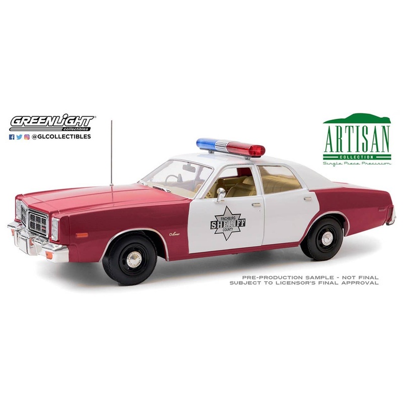 1/18 GreenLight Artisan Collection 1977 Dodge Monaco Finchburg County Sheriff