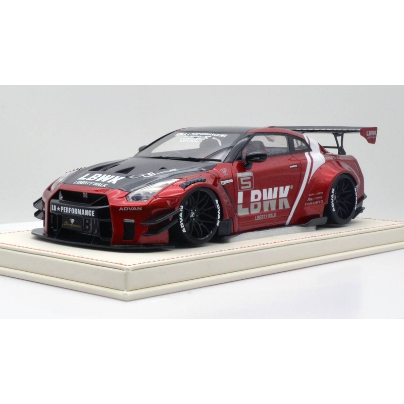 1/18 LB-Works Nissan GT-R R35 V2.0 LBWK Red