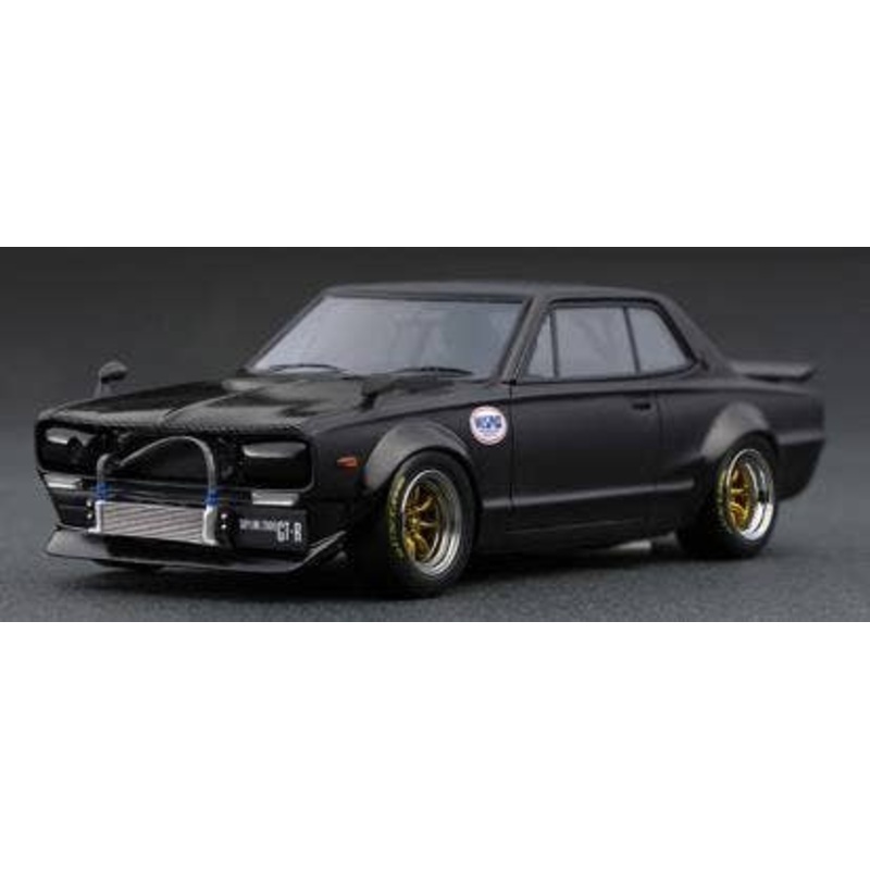 1/18 Nissan Skyline 2000 GT-R (KPGC10) Matte Black