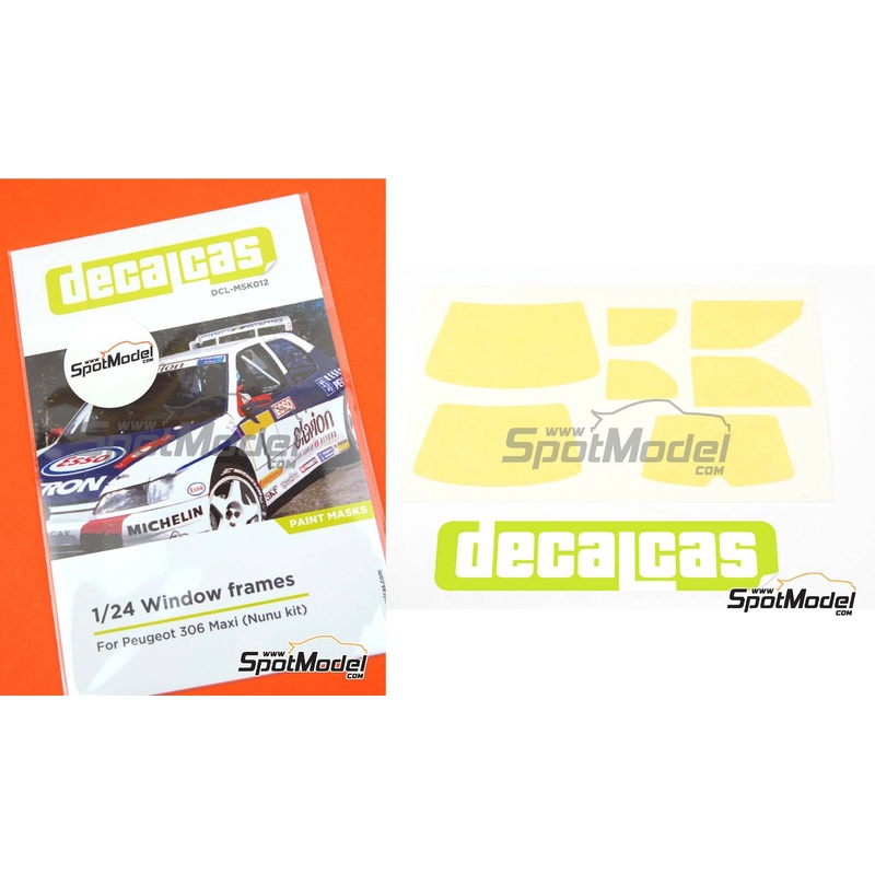 1/24 Peugeot 306 Maxi Window Frames