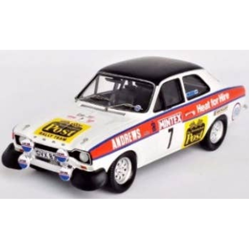 1/43 Ford Escort Mk1 RS2000 1975 Mintec Rally 10th #7 Russel Brookes/John Brown