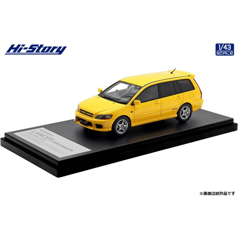1/43 Mitsubishi Lancer Cedia Wagon Ralliart Edition (2001) Dandelion Yellow