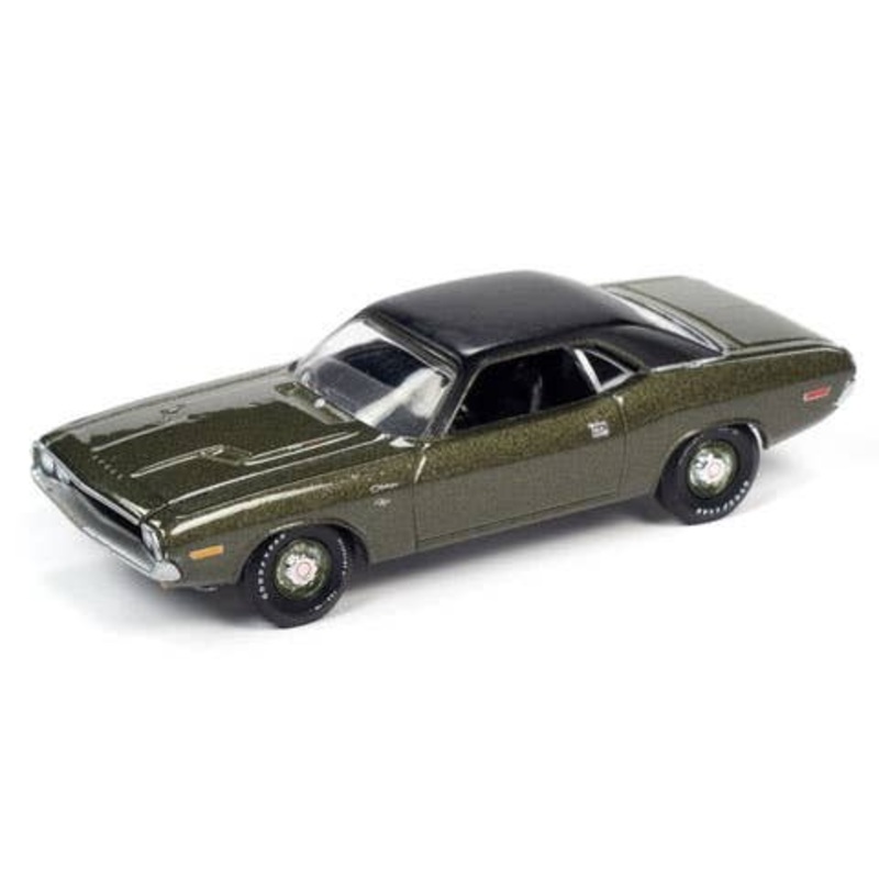 1/64 1970 Dodge Challenger R & T (F8 Dark Green & Black Roof)