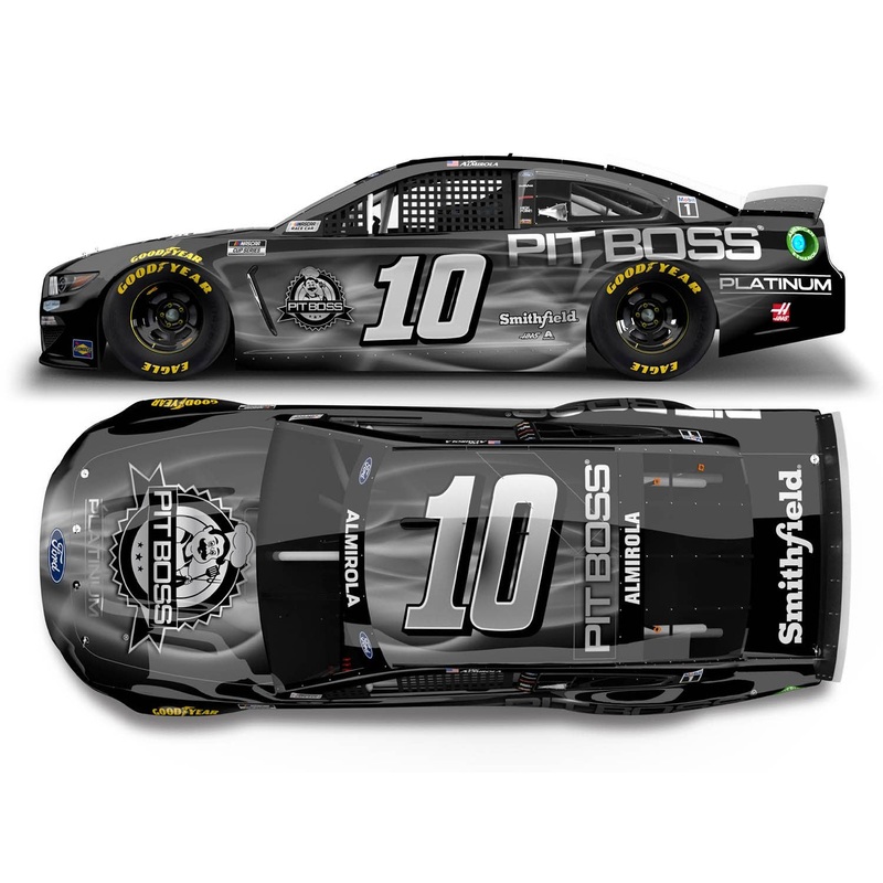 1/64 Arick Aluminum Roller # 10 Pit Boss Platinum Ford Mustang NASCAR 2021