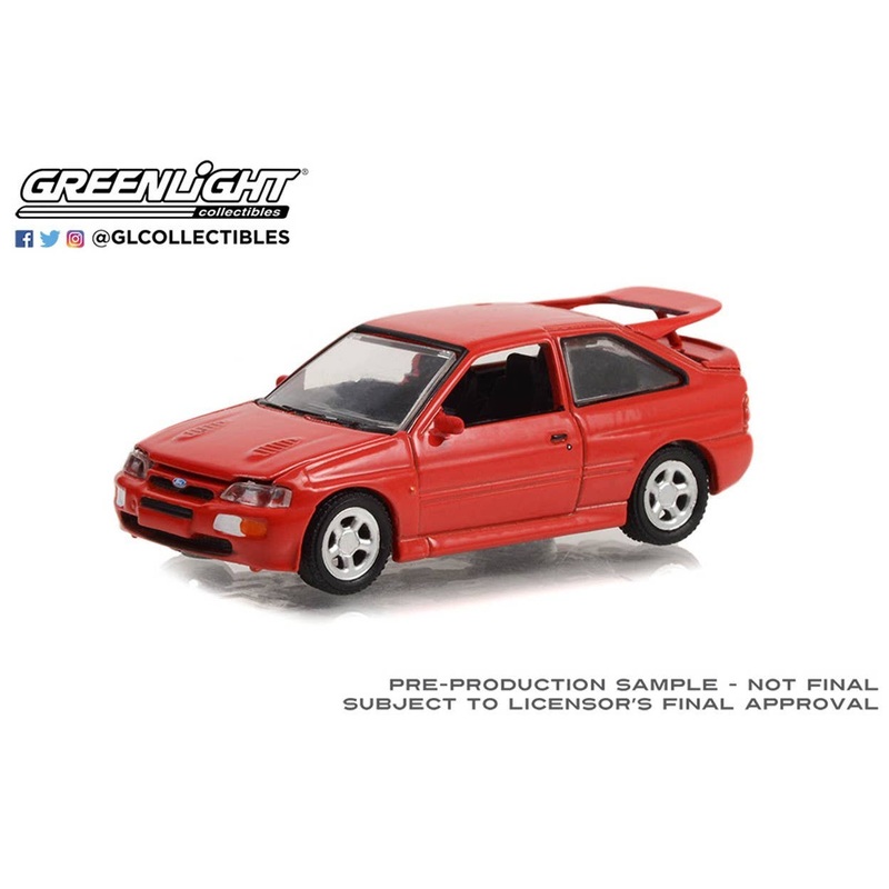 1/64 GreenLight 1995 Ford Escort RS Cosworth - Radiant Red