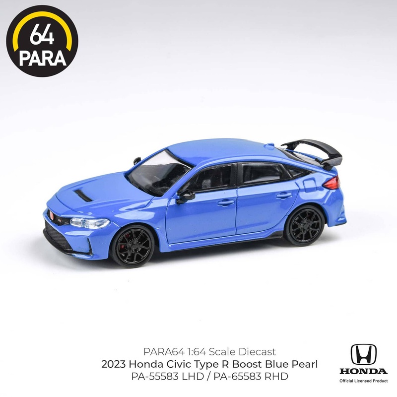 1/64 Honda Civic Type R 2023 Pearl Boost Blue RHD