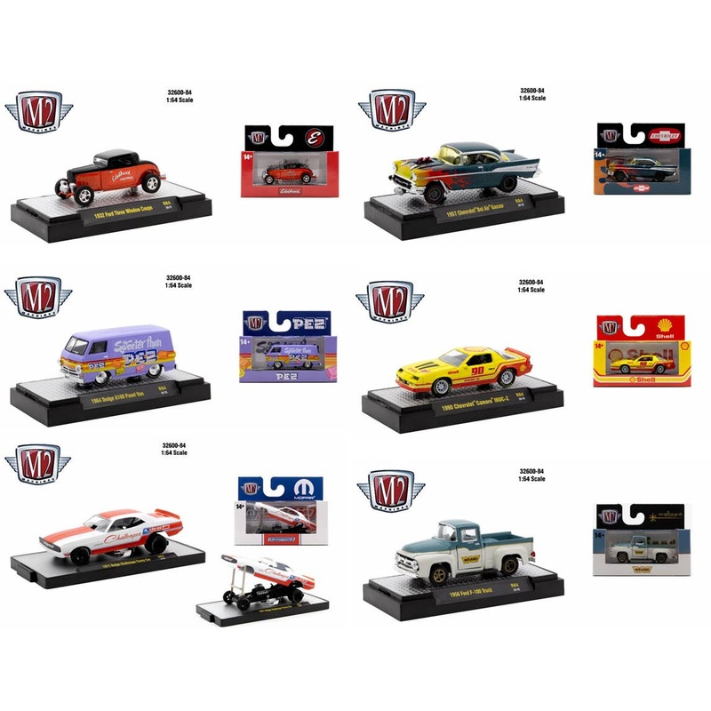 1/64 M2 Machines 1:64 32600 Series Release 84 1Box 6pcs