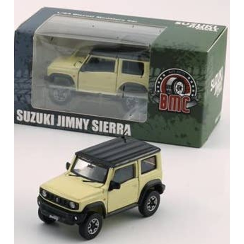 1/64 Suzuki Jimny (JB74) 2018 Metallic Chiffon Ivory / Black Top RHD