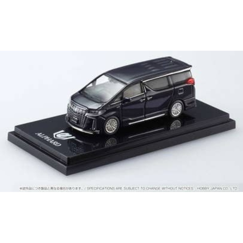 1/64 Toyota Alphard HYBRID (H30W) Custom Version Sparkling Black Pearl Crystal Shine