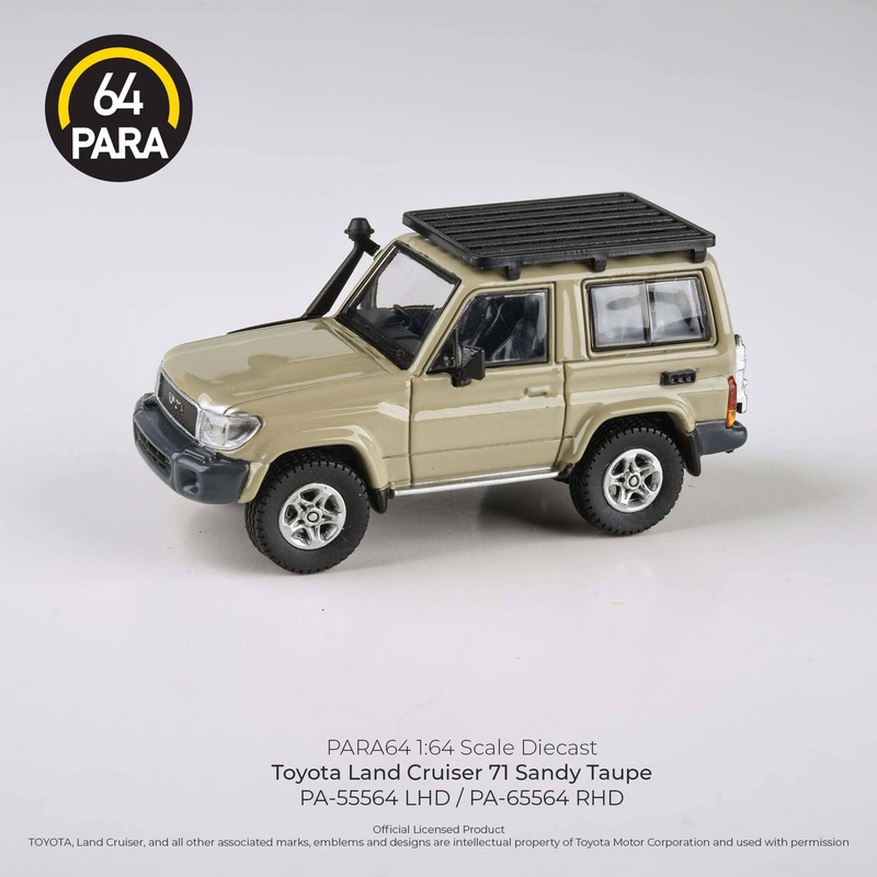 1/64 Toyota Land Cruiser 71 2014 Short Wheelbase Sand Taupe RHD