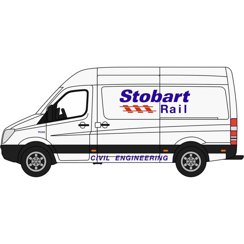 1/76 Mercedes Sprinter Van Stobart Rail