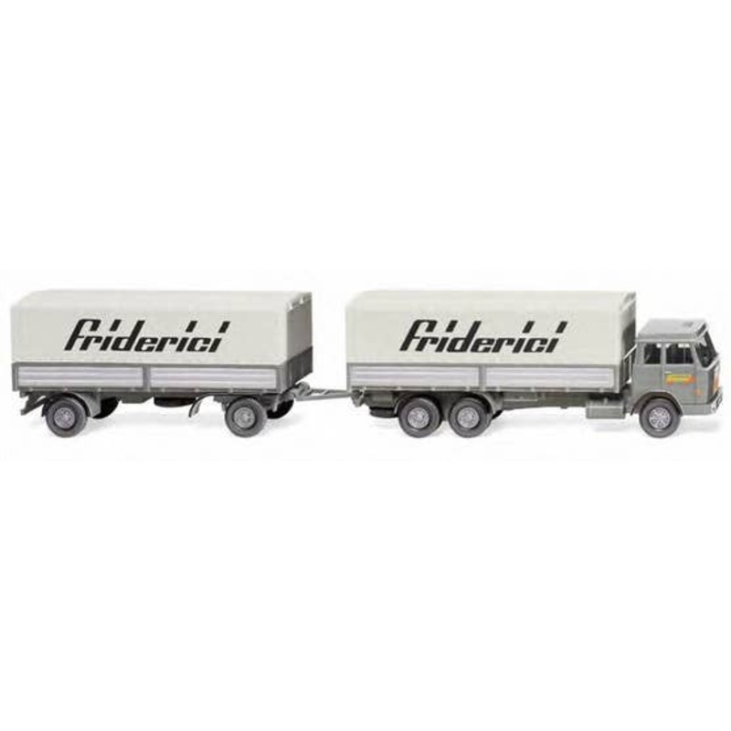 1/87 Hanomag Henschel Flat Bed Road Train Friderici