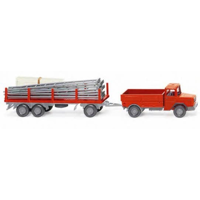 1/87 Magirus Germany Road Train Scaffolding Material Transport