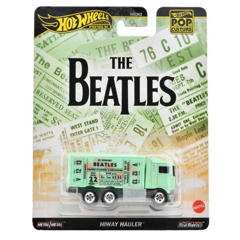 Hot Wheels Pop Culture Beatles Highway Hauler (Green) (Waiting List)