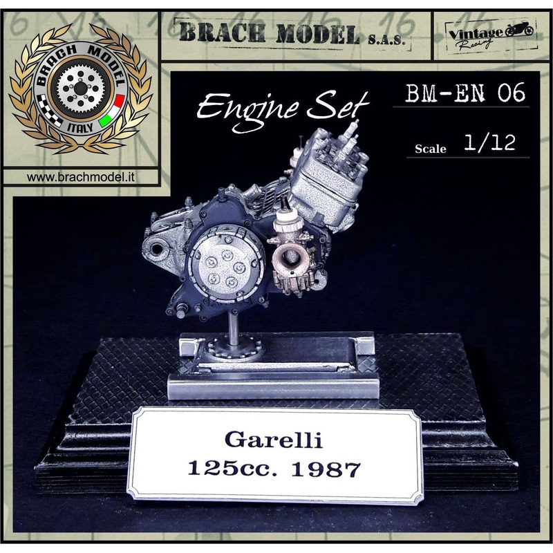 1/12 Garelli 125cc 1987 Engine Set
