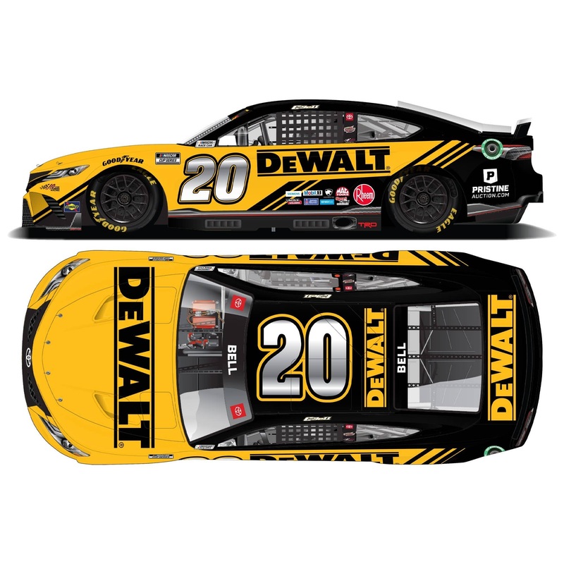 1/24 Christopher Bell # 20 Dewalt TOYOTA Camry NASCAR 2022 Next Generation (Elite)