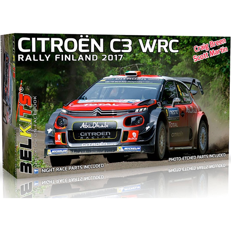 1/24 Citroen C3 WRC 2017 Finland Rally (Gravel Specification)