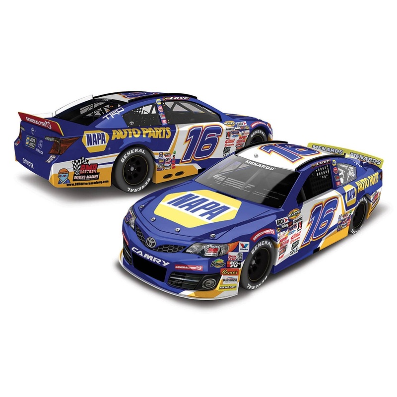 1/24 Jesse Love Jr. # 16 NAPA Auto Parts TOYOTA Camry ARCA Menors Series 2021 (Hood Open)