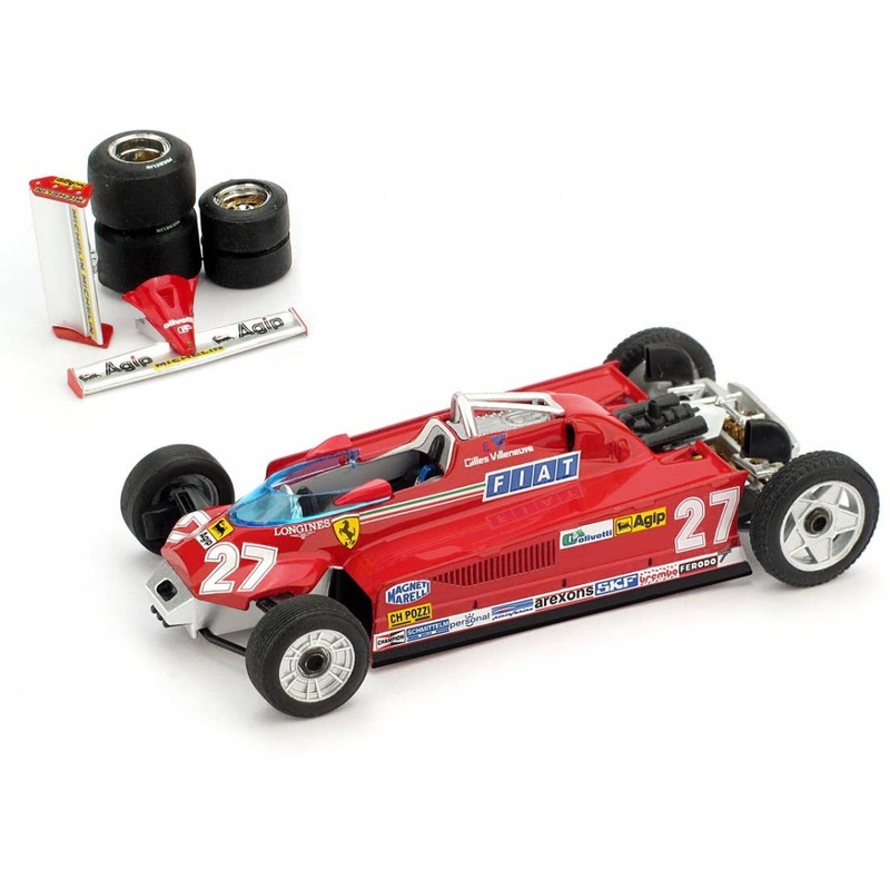 1/43 Ferrari 126 CK Turbo Monaco GP #27 Gilles Transport Ver.