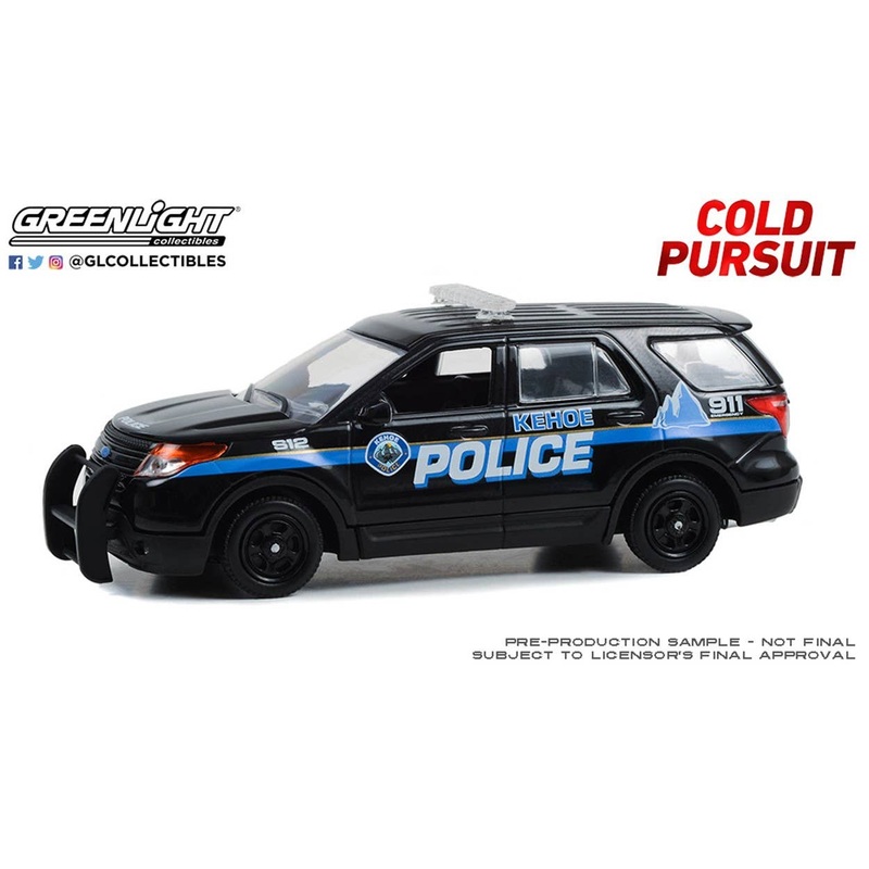 1/43 GreenLight Cold Pursuit (2019) - 2013 Ford Police Interceptor Utility - Kehoe Police Department, Kehoe, Colorado