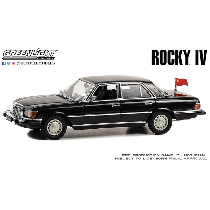 1/43 GreenLight Rocky IV (1985) - 1977 Mercedes-Benz 450 SEL (W116)