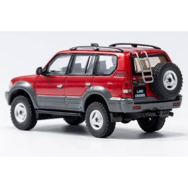 1/64 Toyota Land Cruiser Prado 90 -LHD Light Face Lift Red